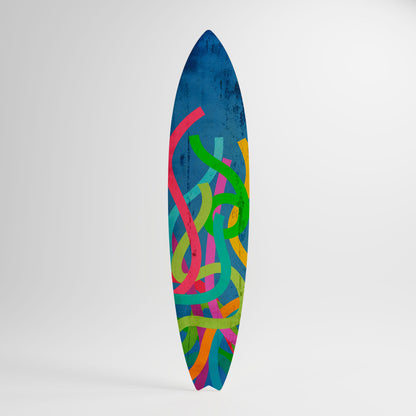 STREAMER TANGLE Dekorativ Surfbräda