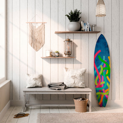 STREAMER TANGLE Dekorativ Surfbräda