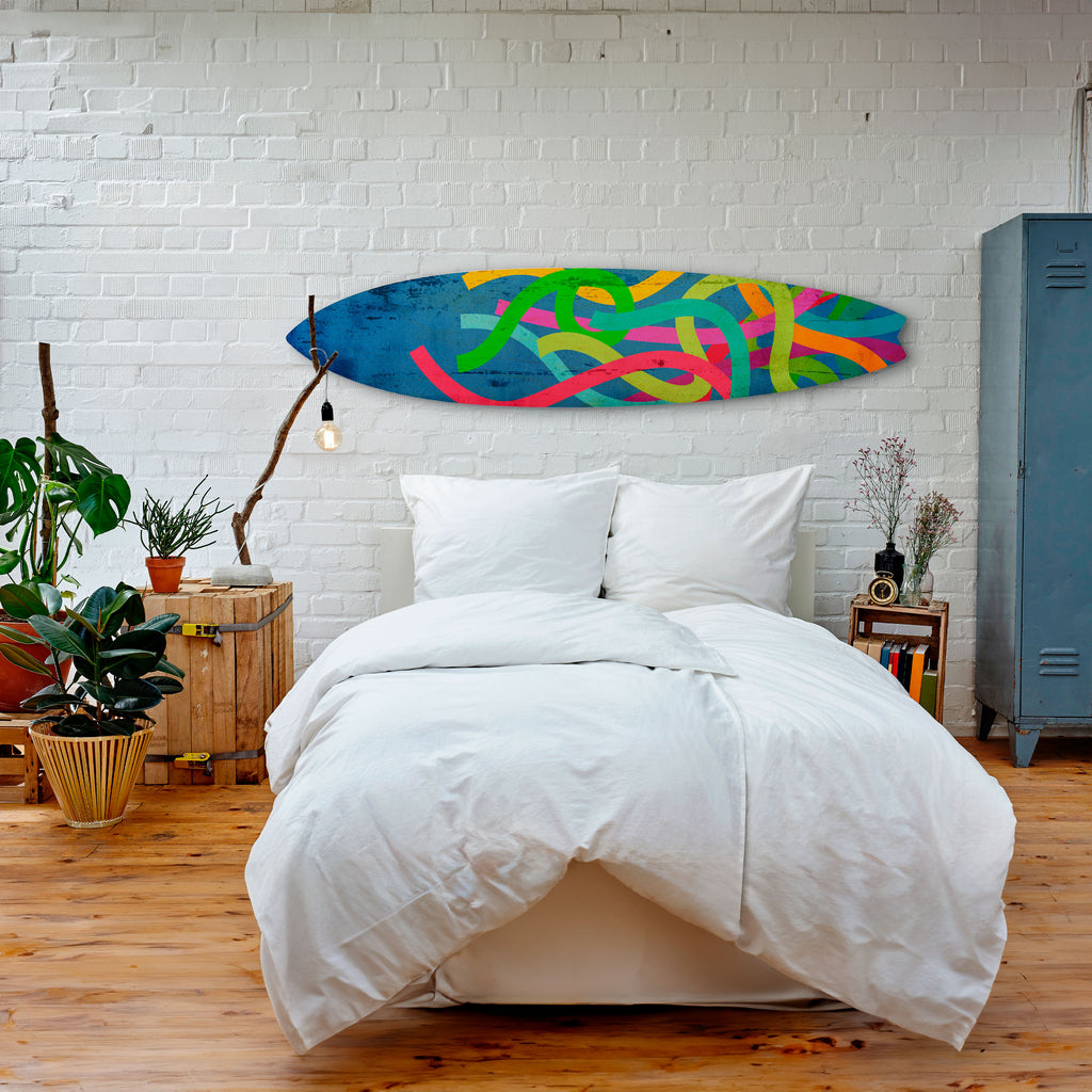 STREAMER TANGLE Dekorativ Surfbräda