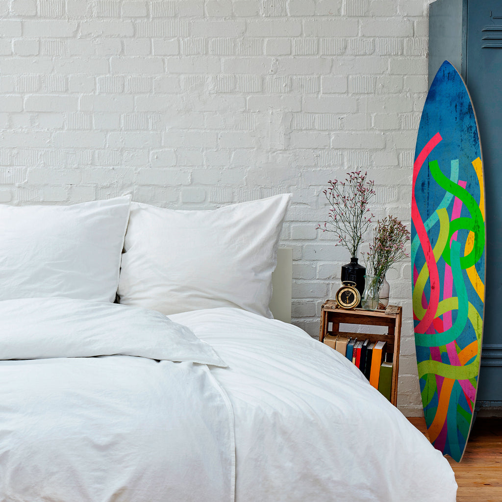 STREAMER TANGLE Dekorativ Surfbräda