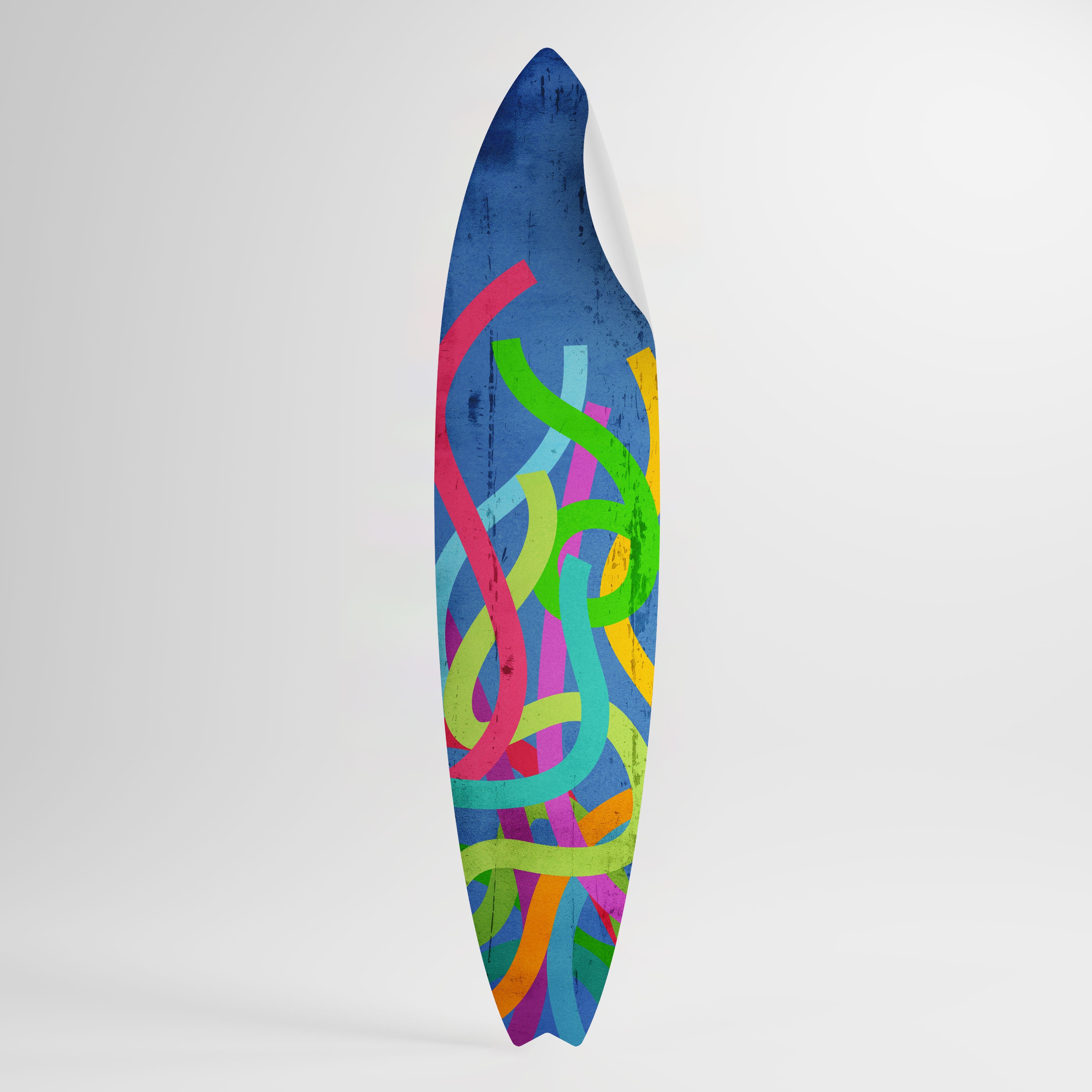 STREAMER TANGLE Väggdekal surfbräda