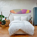 BRIGHT GEOMETRY Dekorativ Surfbräda