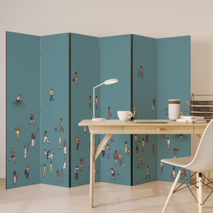 COLLECTIVE STREAM Decorative 6-Panel Room Divider