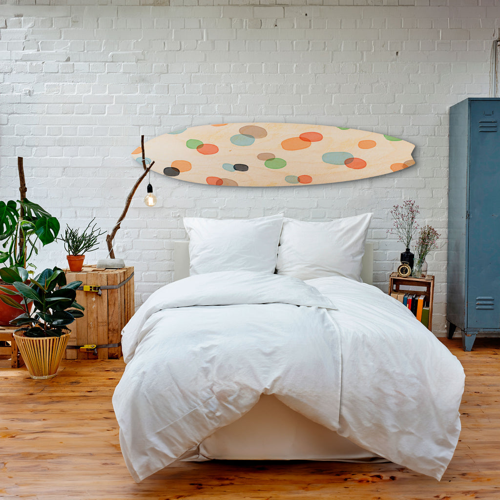 ENERGETIC SPOTS Dekorativ Surfbräda