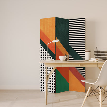 MAKESHIFT ARTISTRY Dekorativ rumsavdelare med 3 paneler