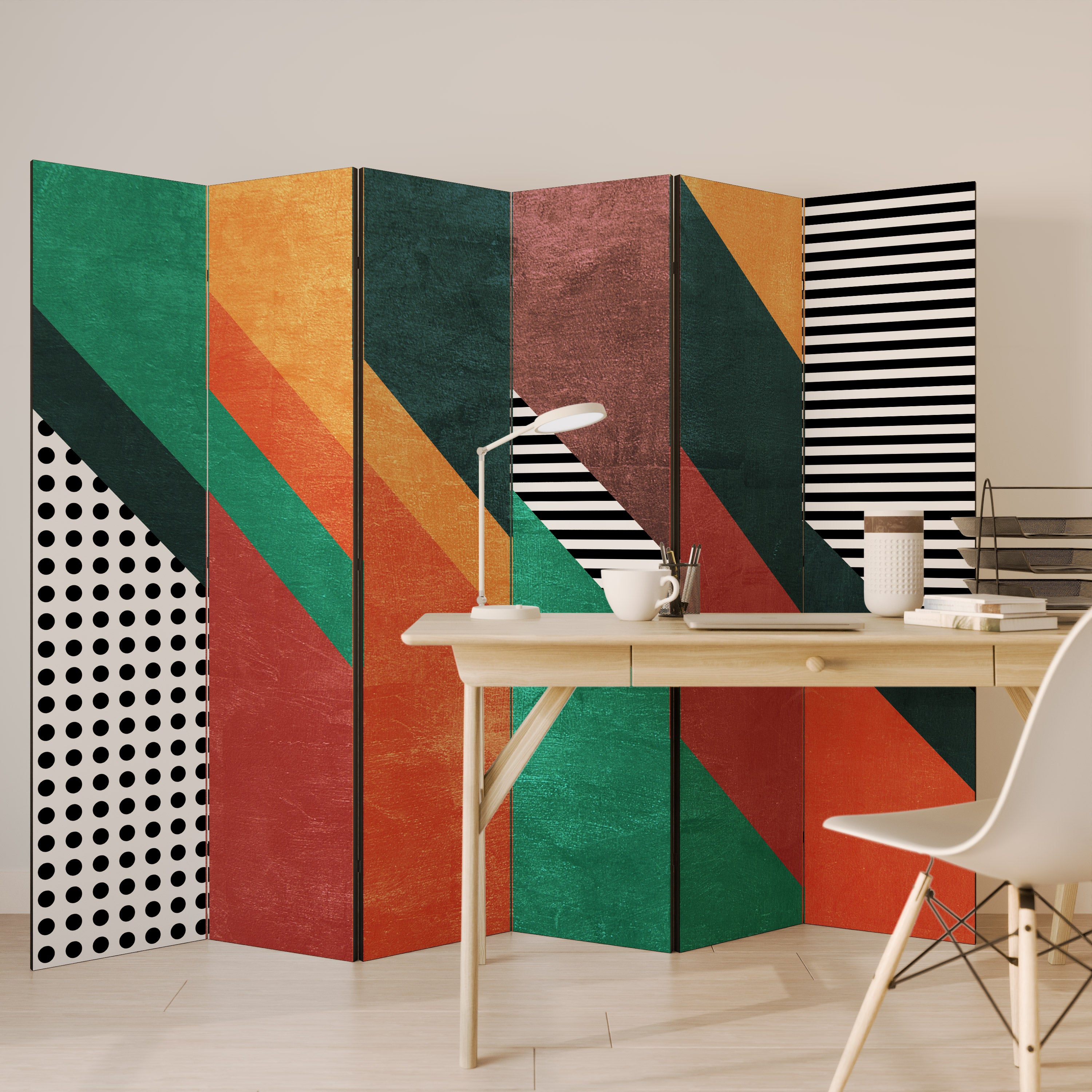 MAKESHIFT ARTISTRY Rumsavdelare 6 paneler