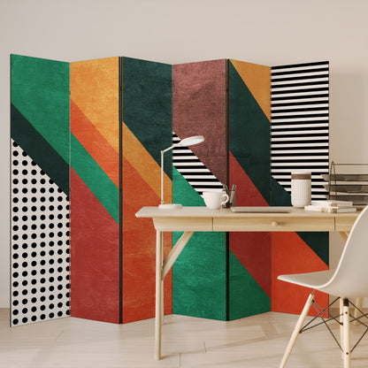 MAKESHIFT ARTISTRY 6-Panel Room Divider