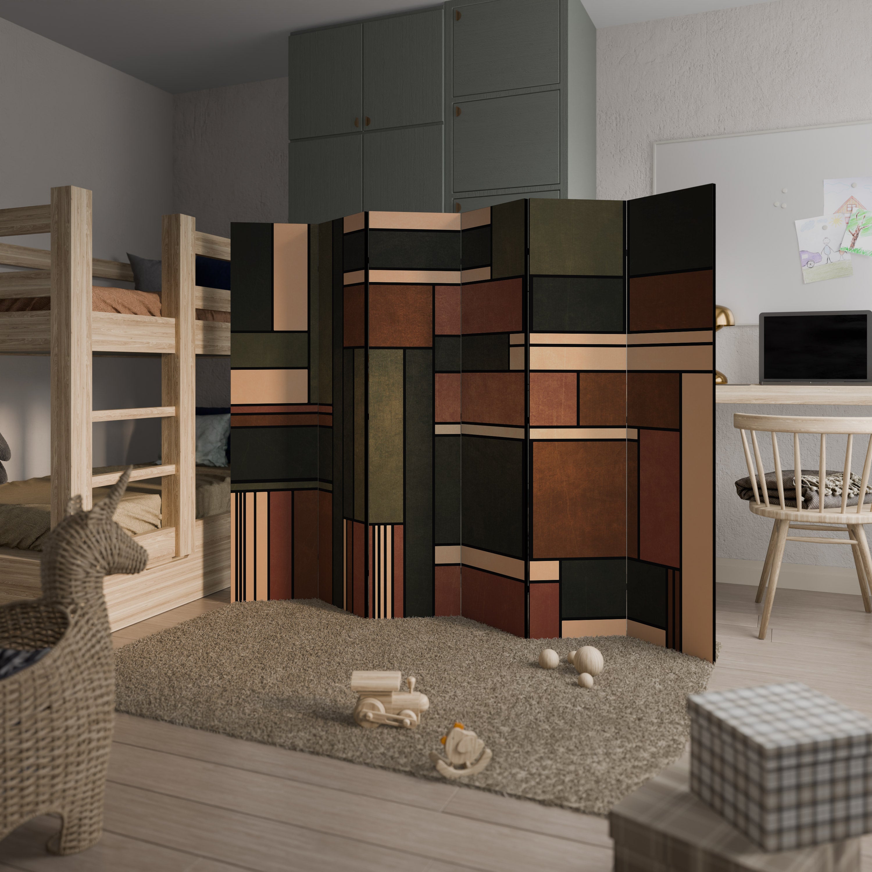 FIGURES OF NATURE Rumsavdelare 6 paneler