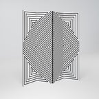 POLYGON ILLUSION Rumsavdelare 4 paneler