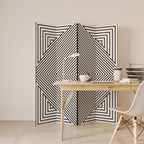 POLYGON ILLUSION Rumsavdelare 4 paneler