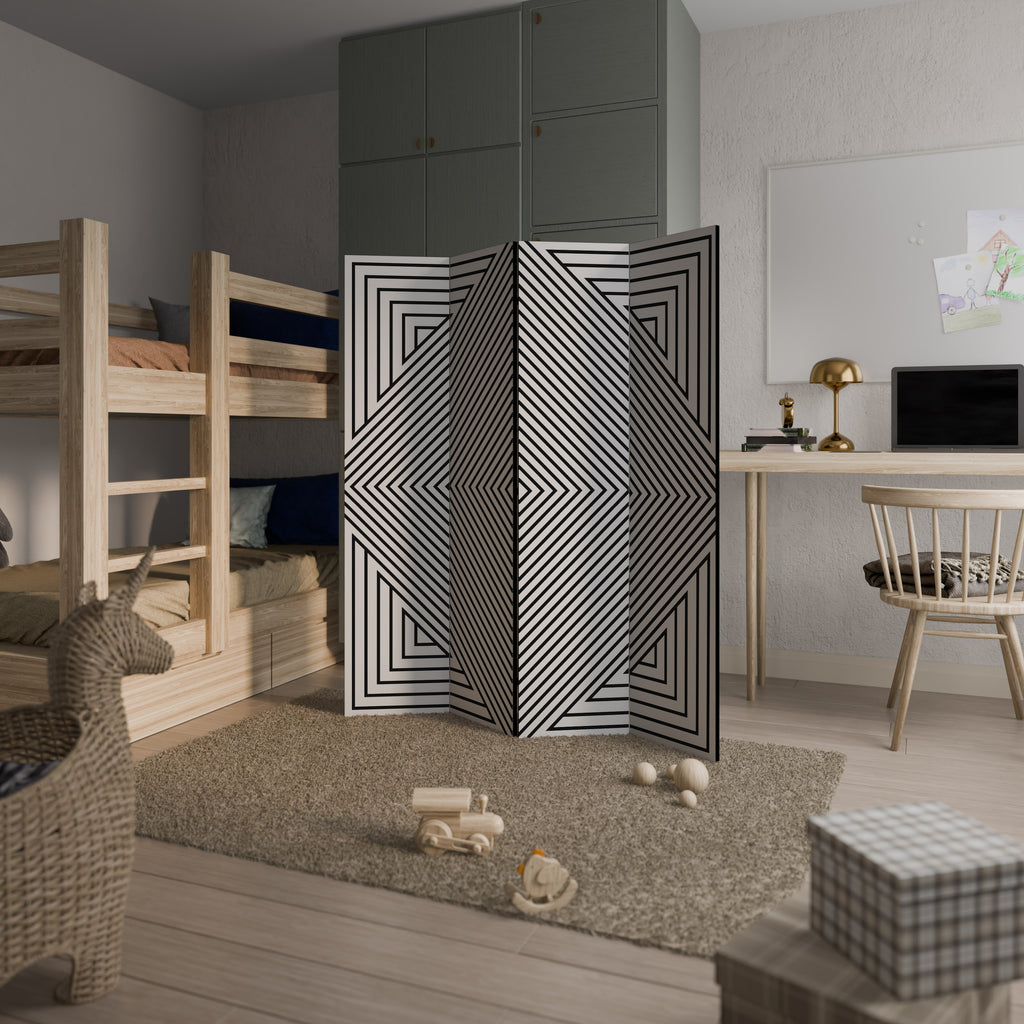 POLYGON ILLUSION Rumsavdelare 4 paneler