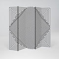 POLYGON ILLUSION Dekorativ rumsavdelare – 5 paneler
