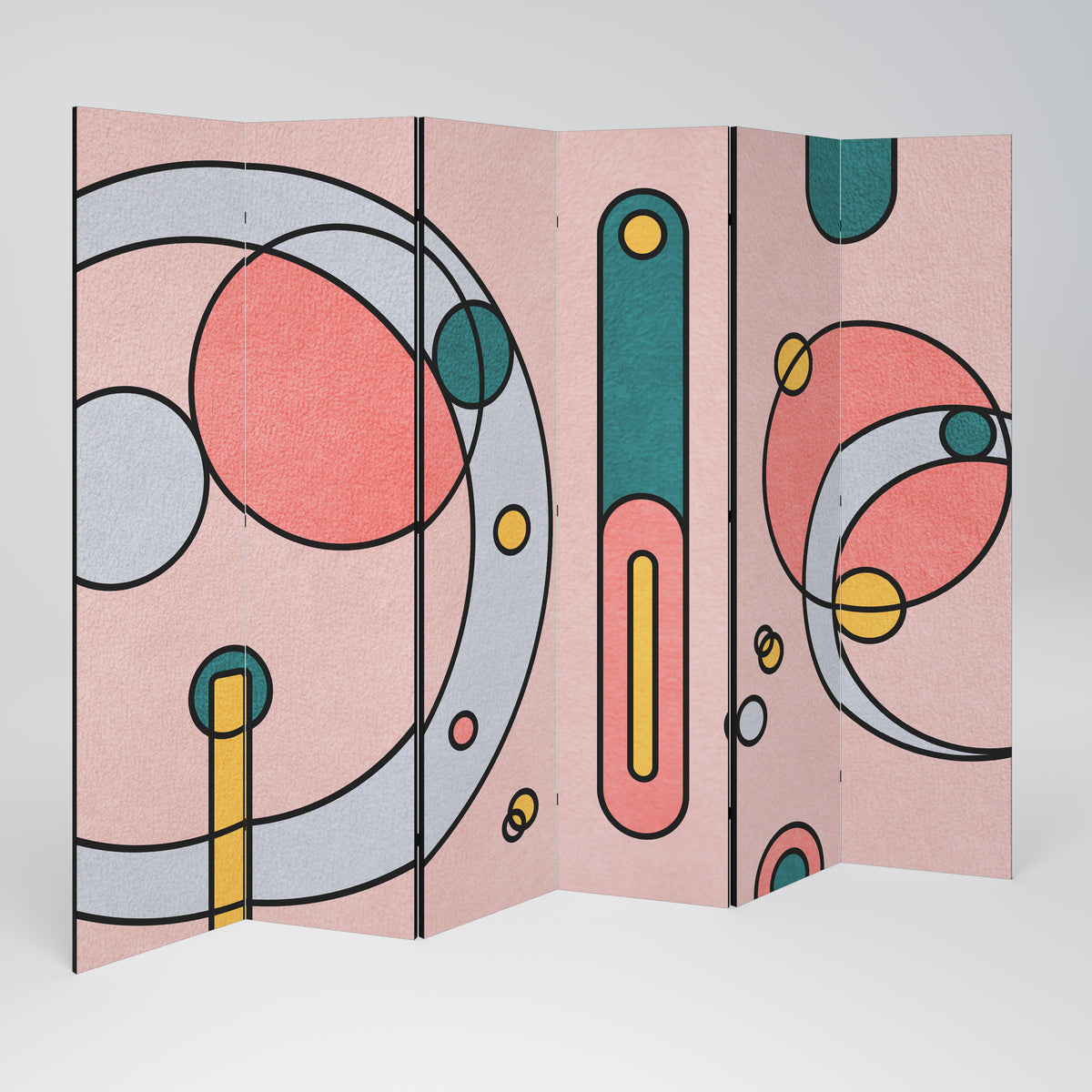 GOSSAMER ECHOES 6-Panel Room Divider