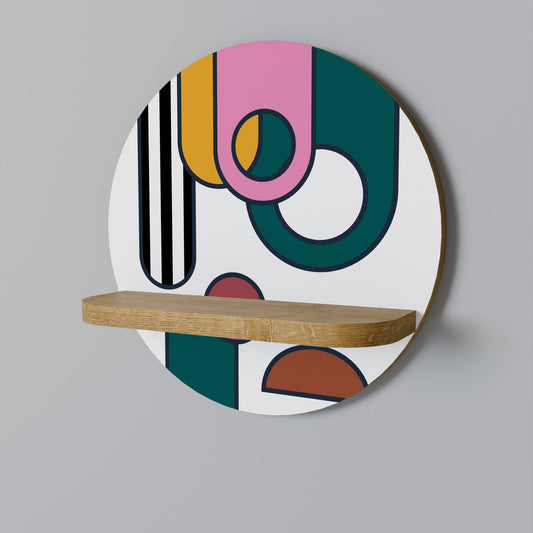 COOL STORY Rund Konsthylla I Ekeffekt