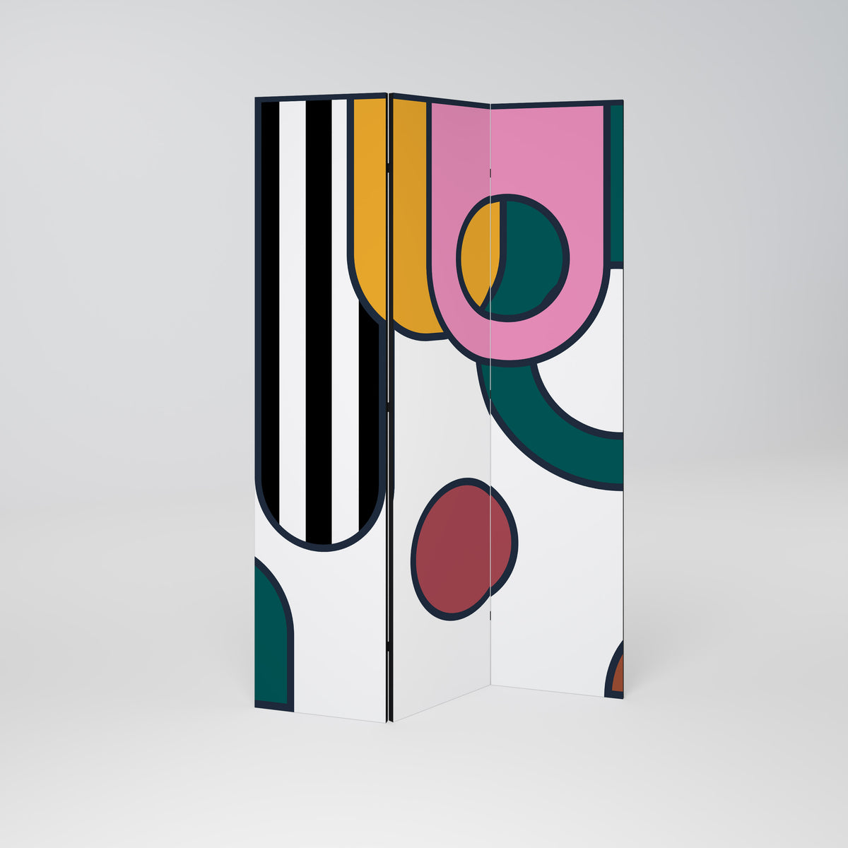 COOL STORY 3-Panel Room Divider