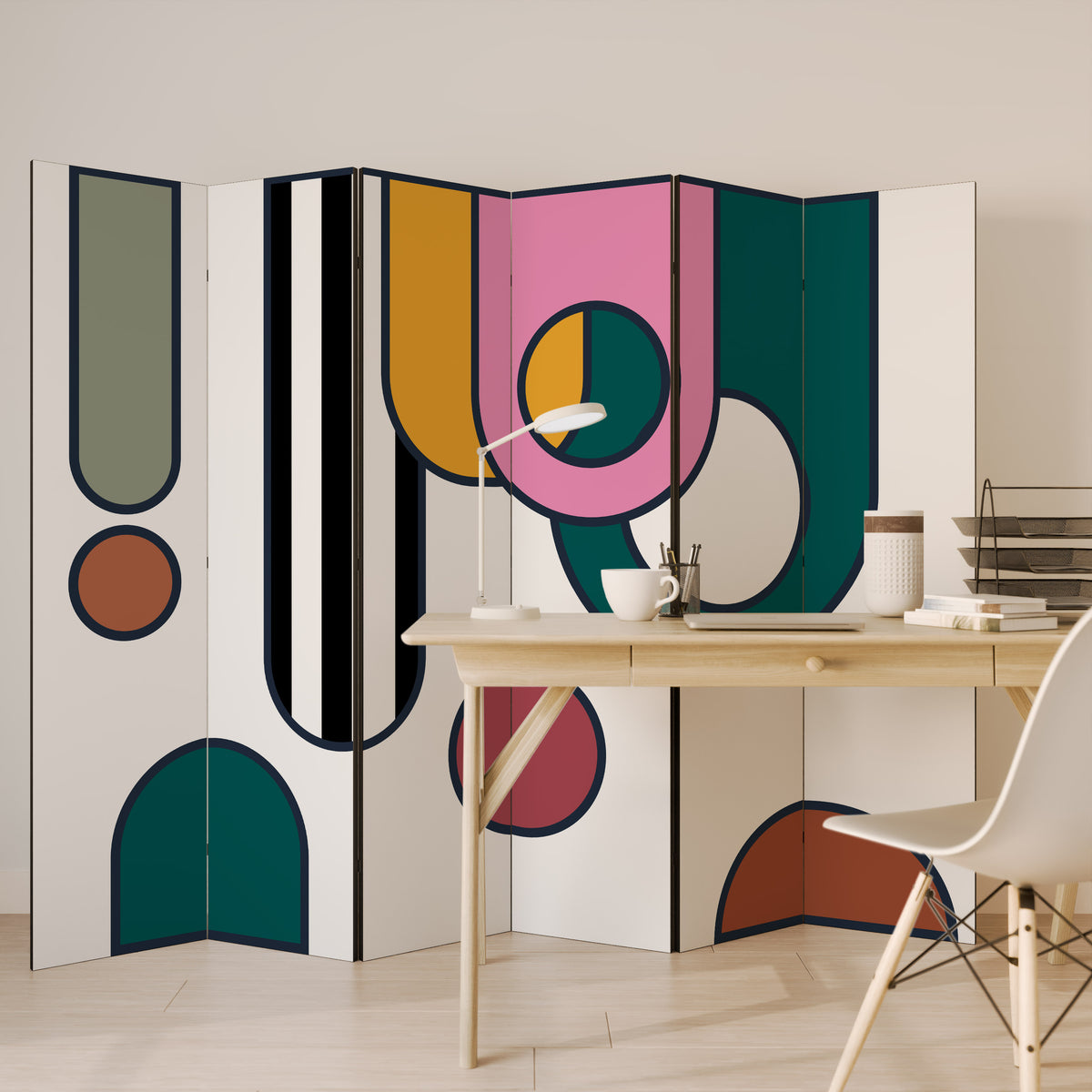 COOL STORY 6-Panel Room Divider