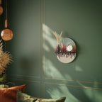 CHROMA CONTOURS Oval konsthylla i svart finish