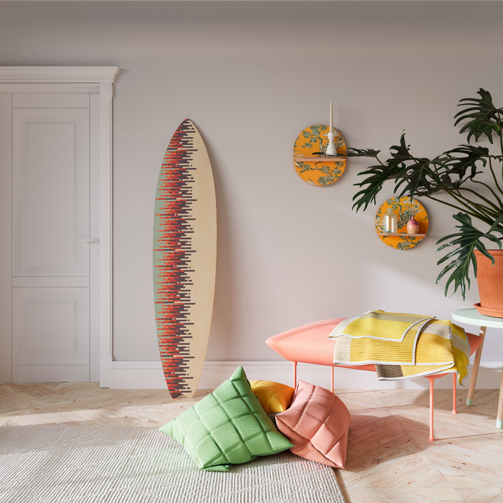 CHROMA CONTOURS Dekorativ Surfbräda