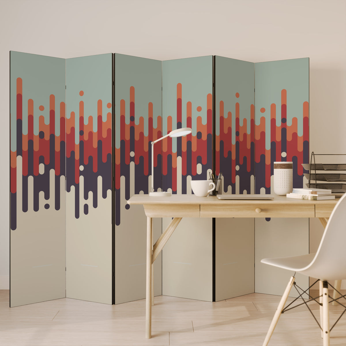 CHROMA CONTOURS Rumsavdelare 6 paneler