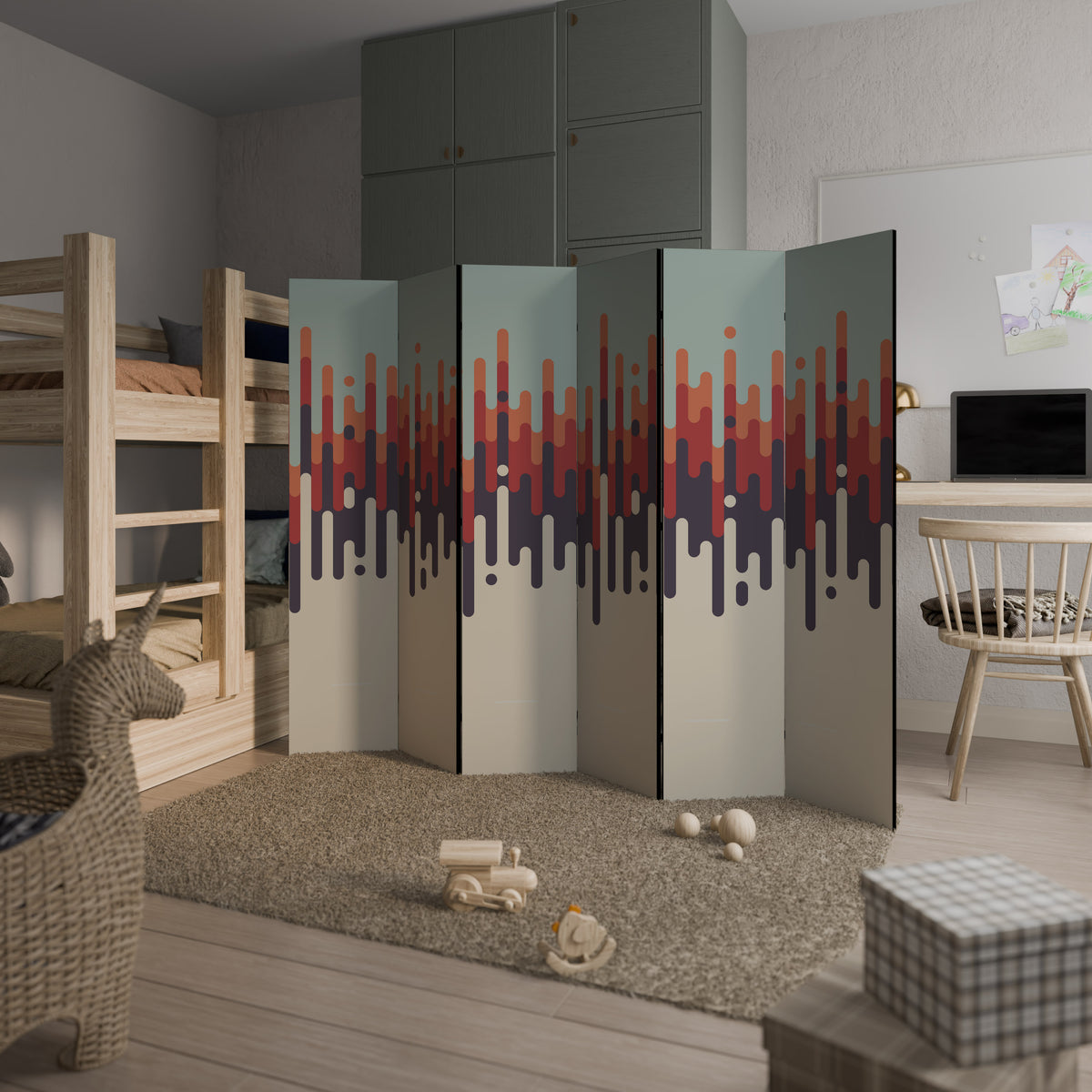 CHROMA CONTOURS Rumsavdelare 6 paneler
