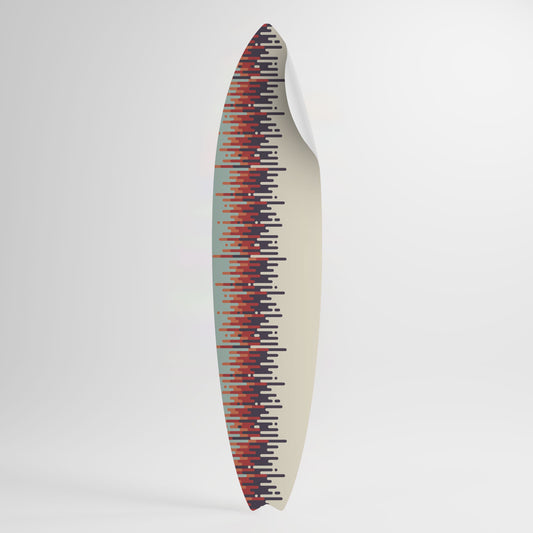 CHROMA CONTOURS Väggdekal surfbräda