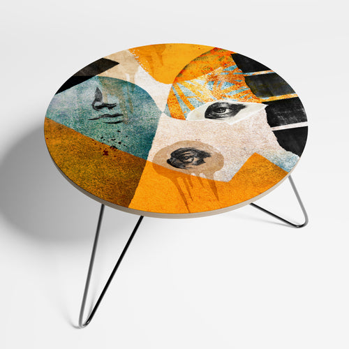ABSTRACT FACES Small Coffee Table