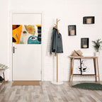 ABSTRACT FACES Peel and Stick Horizontal Poster