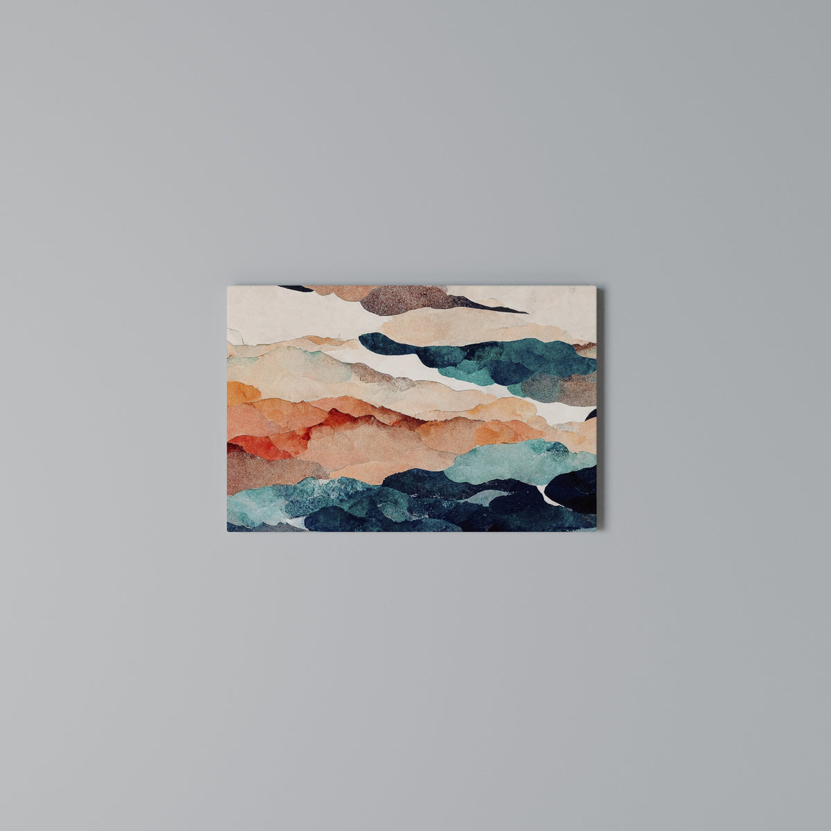 ABSTRACT LANDSCAPE Horizontal Canvas Print