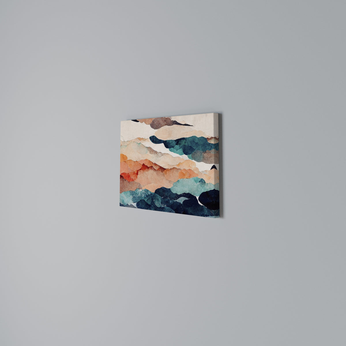 ABSTRACT LANDSCAPE Horizontal Canvas Print