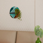 CIRKULÄR RHAPSODY Oval konsthylla i svart finish