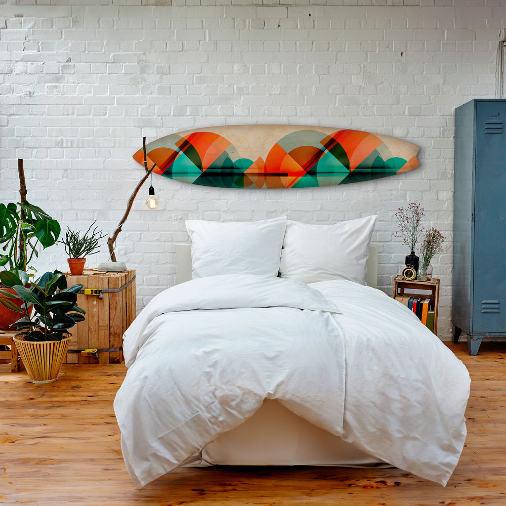 CIRCULAR RHAPSODY Dekorativ Surfbräda