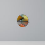 PIERCING SKÄRPA Oval konsthylla i svart finish