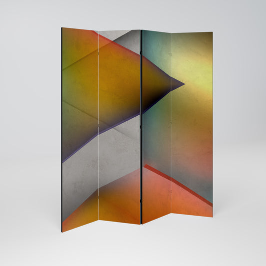 PIERCING SHARPNESS Decorative 4-Panel Room Divider