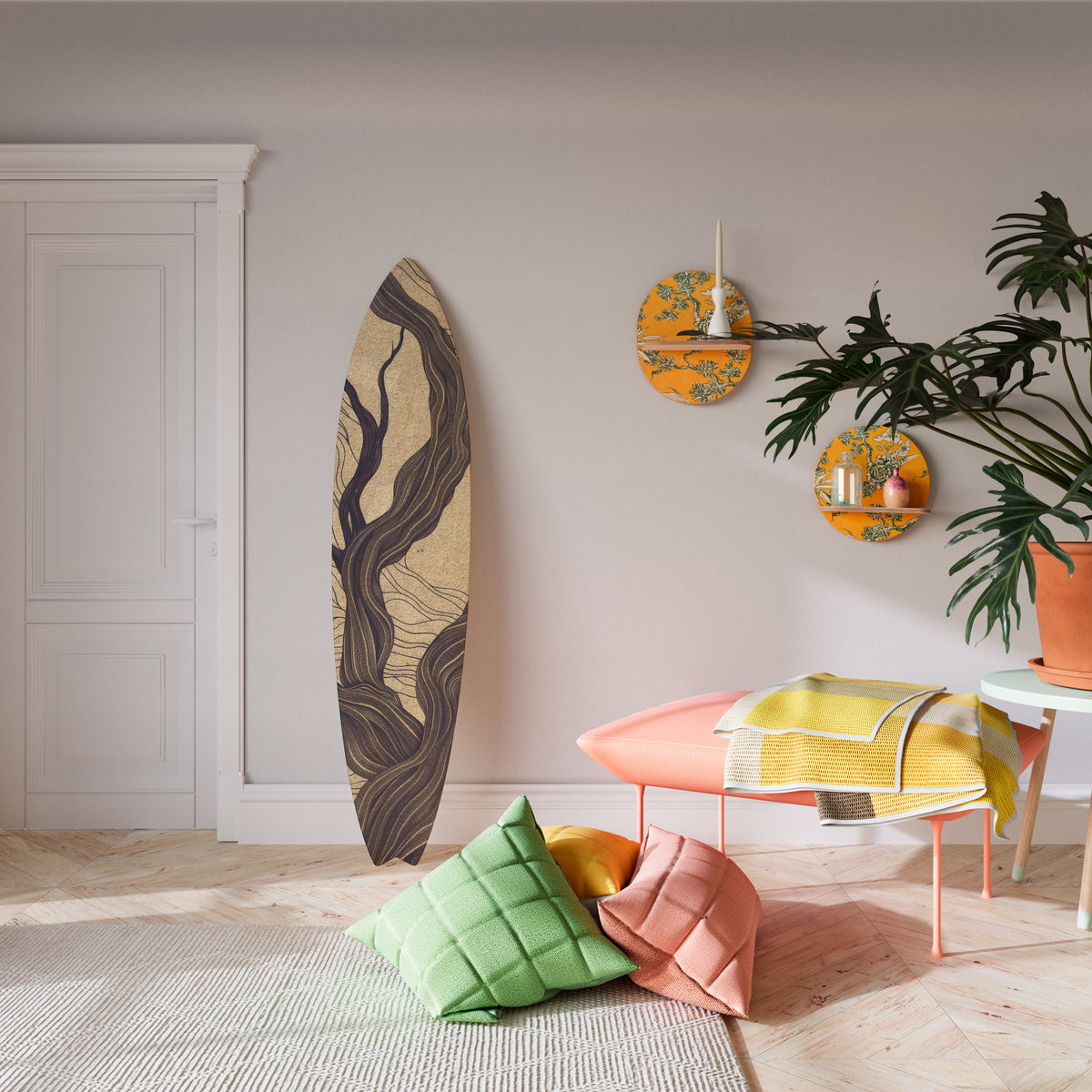 UNIFIED FRAGMENTS Dekorativ Surfbräda