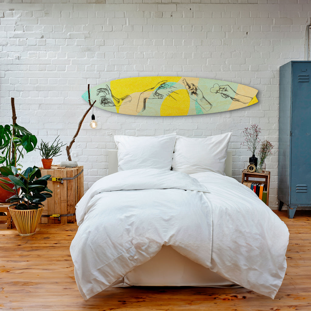 BODY LANGUAGE Dekorativ Surfbräda