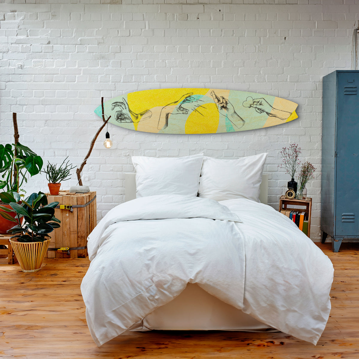 BODY LANGUAGE Dekorativ Surfbräda