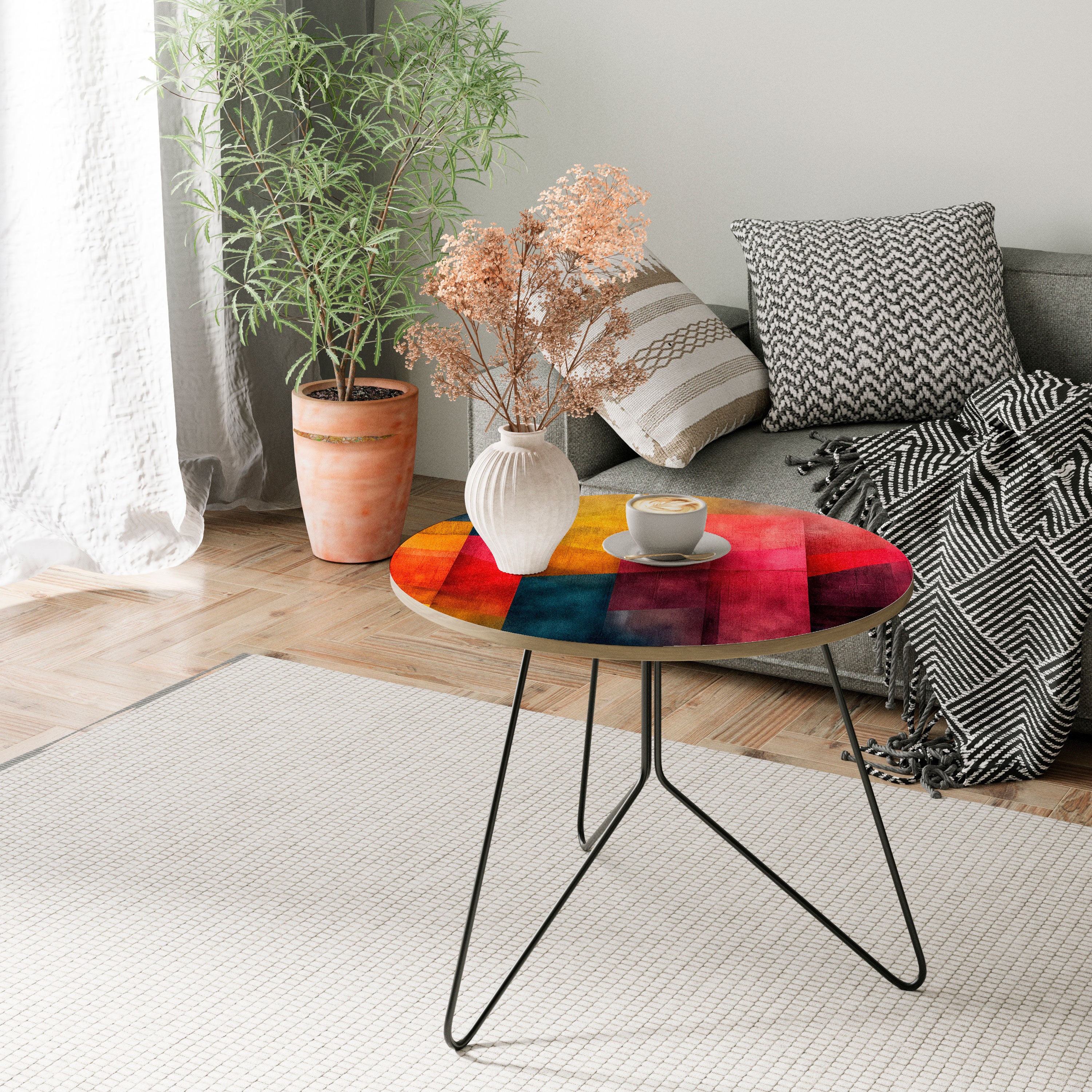 COLORFUL SOUNDS Large Coffee Table