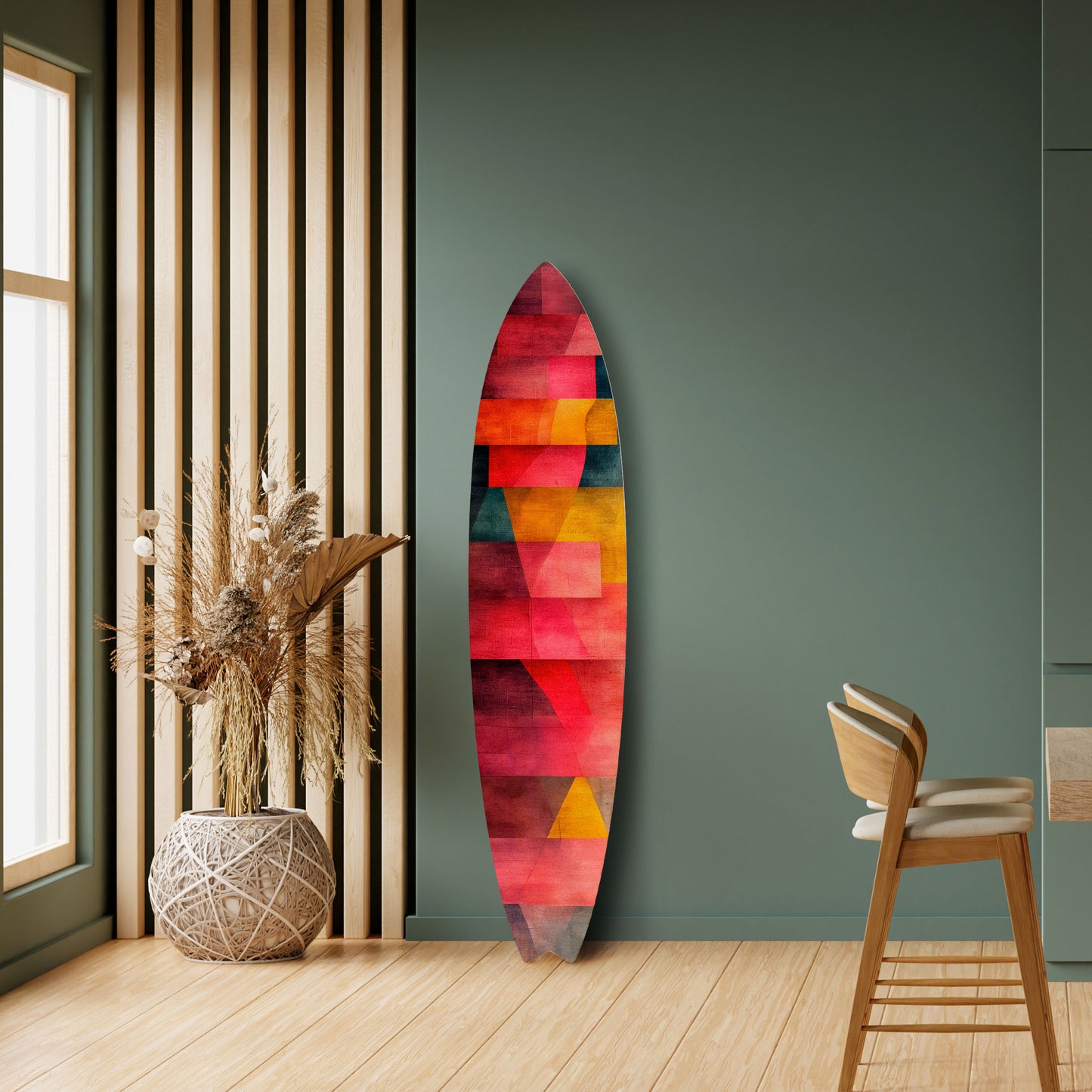 COLORFUL SOUNDS Dekorativ Surfbräda