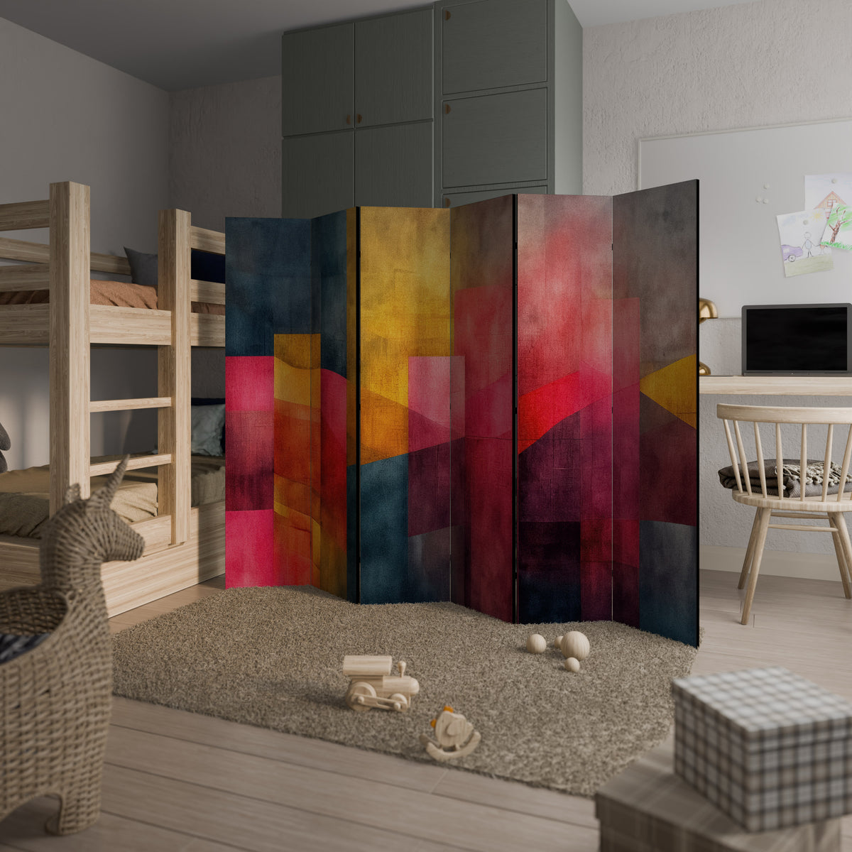 COLORFUL SOUNDS Rumsavdelare 6 paneler