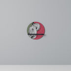 BE TOGETHER Round Art Shelf In Black Finish