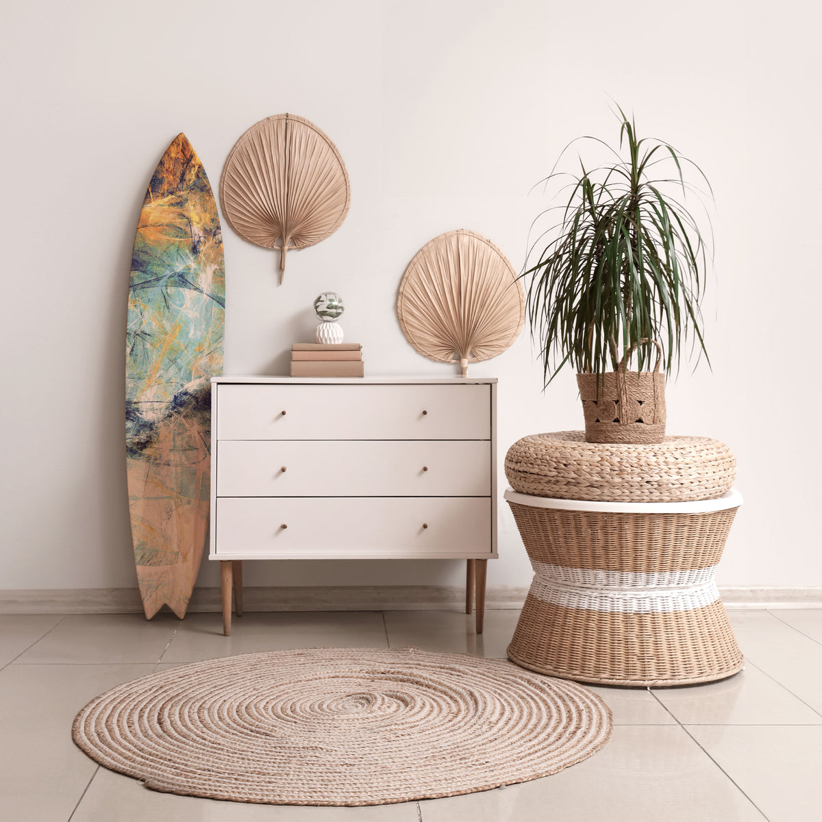 ABSTRACT THOUGHTS Dekorativ Surfbräda