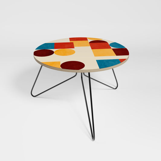 GEOMETRISKT PUSSEL Litet soffbord