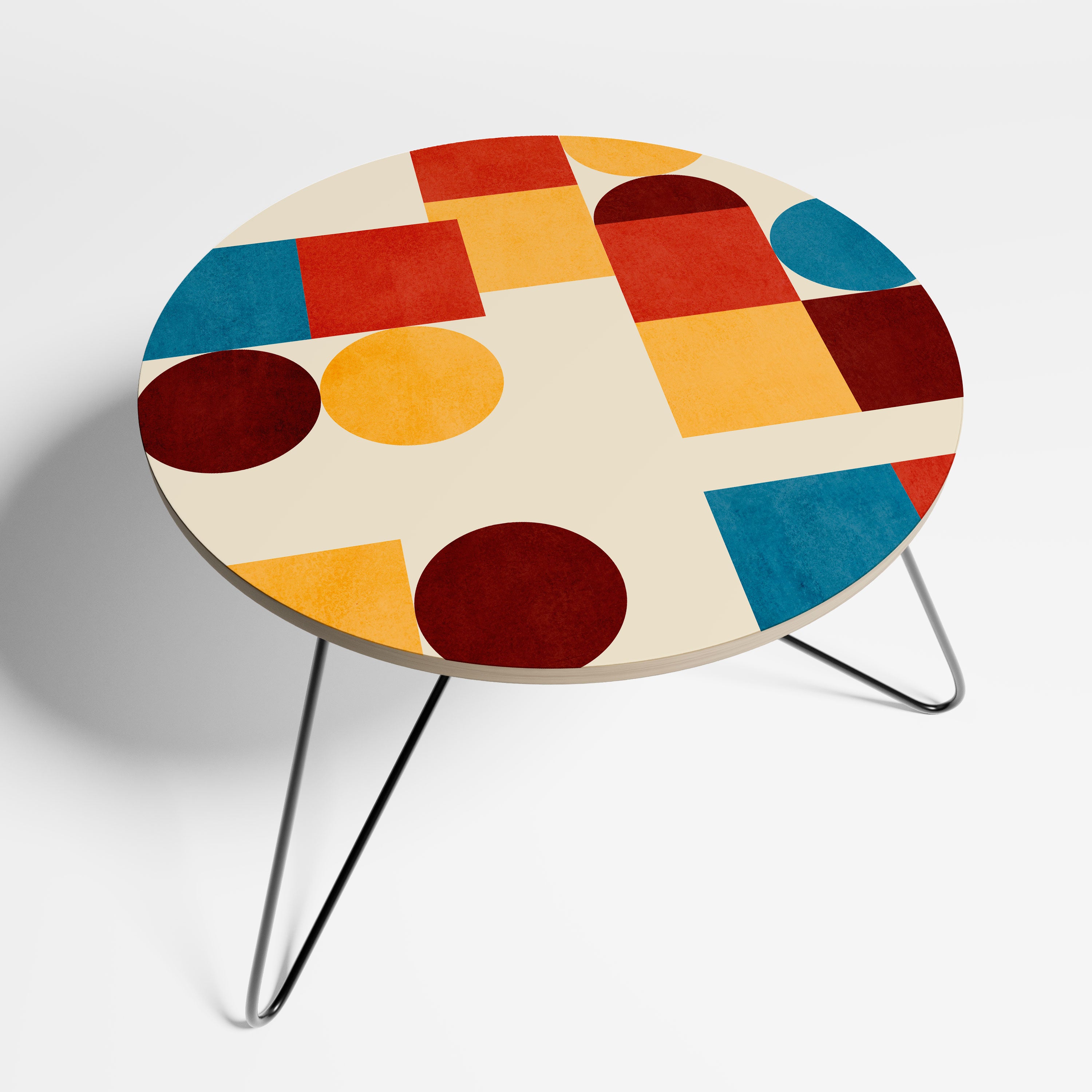 GEOMETRISKT PUSSEL Litet soffbord