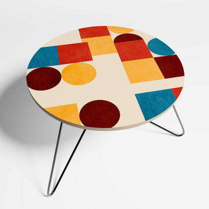 GEOMETRISKT PUSSEL Litet soffbord