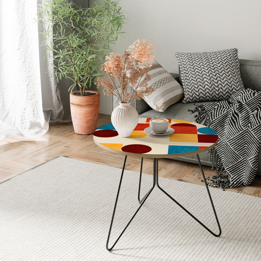 GEOMETRIC PUZZLE Large Coffee Table