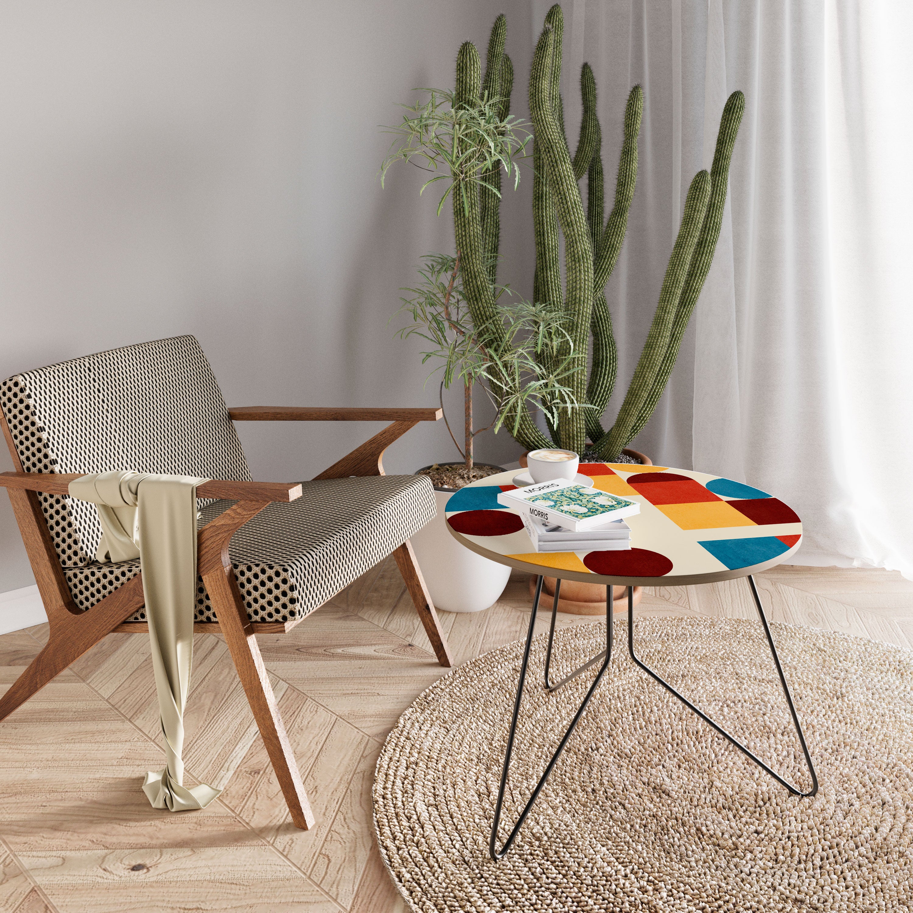 GEOMETRIC PUZZLE Large Coffee Table