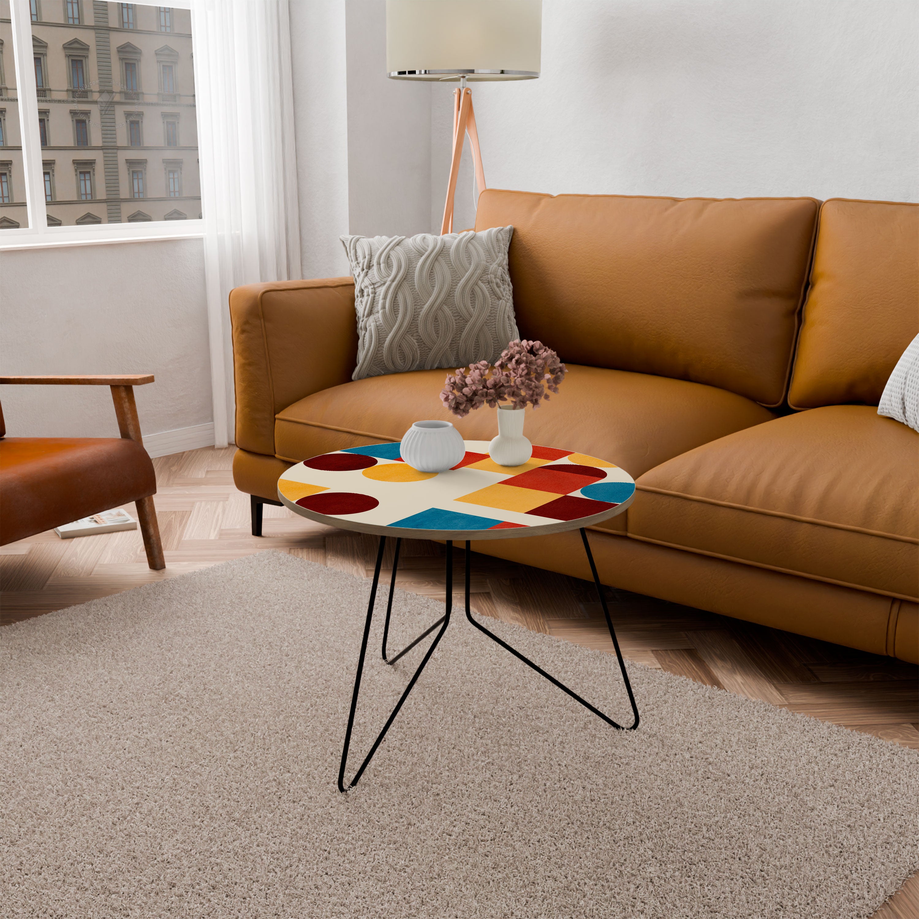 GEOMETRIC PUZZLE Large Coffee Table