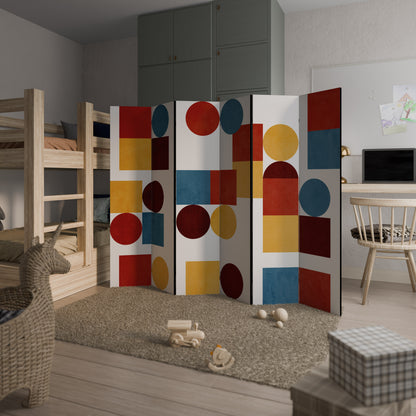 GEOMETRIC PUZZLE Rumsavdelare 6 paneler