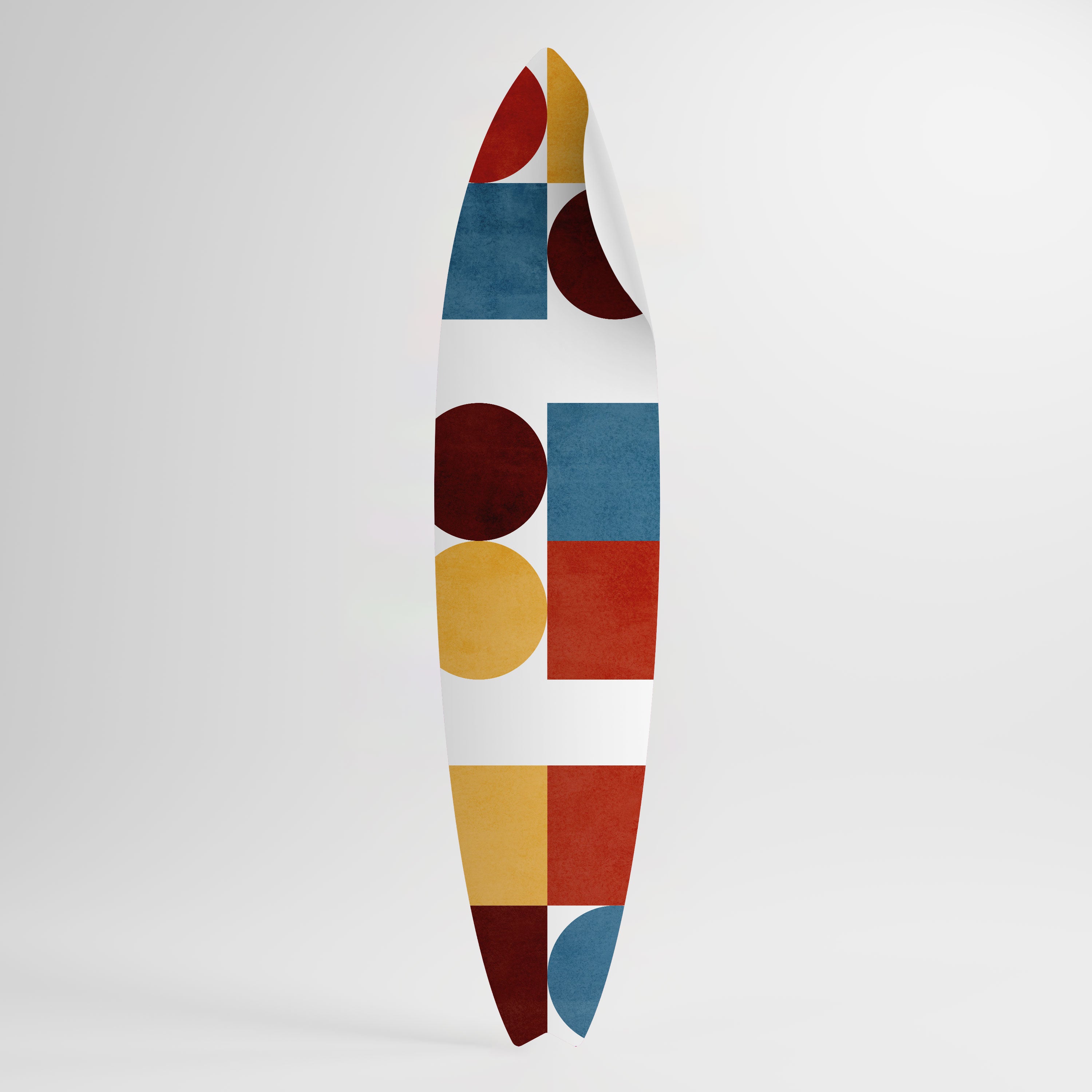 GEOMETRIC PUZZLE Väggdekal surfbräda
