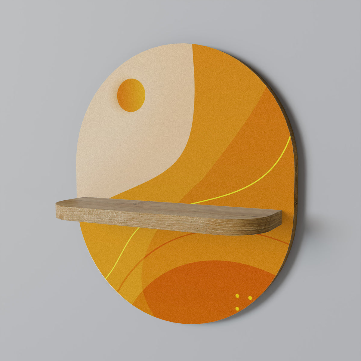 ORANGE ARRANGEMENT Dekorationshylla